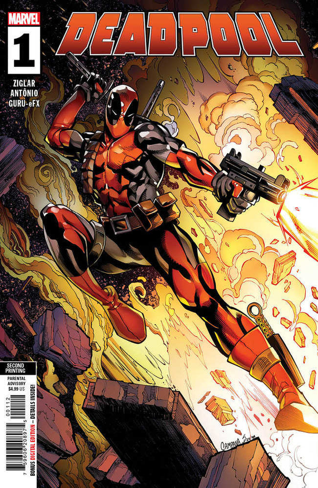 Deadpool #1 Chris Campana 2nd Print Variant