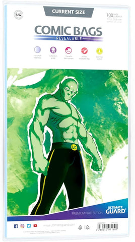 ULTRA PRO SILVER RESEALABLE COMIC BAGS
