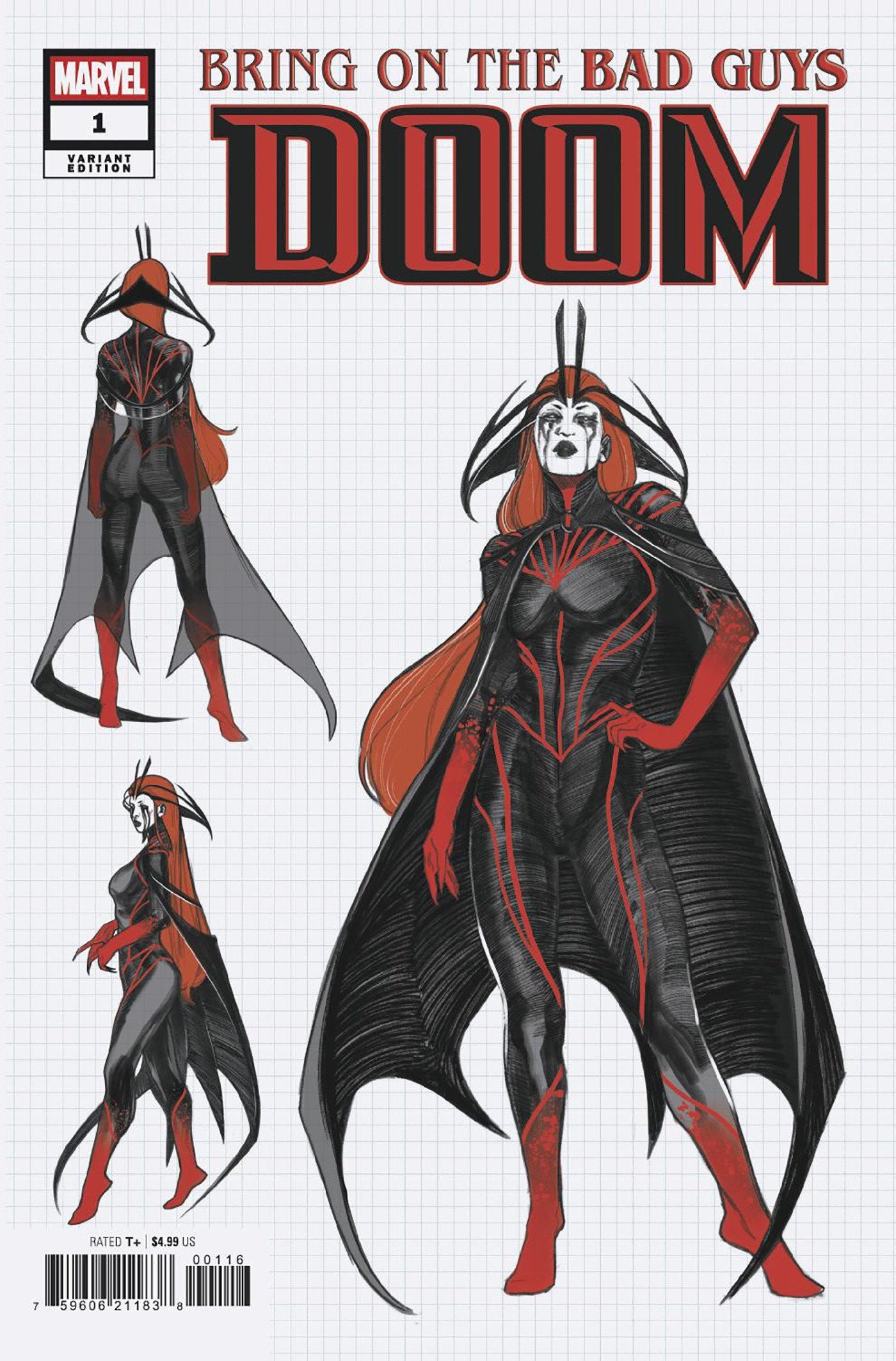 Bring On The Bad Guys: Doom #1 Alessandro Cappuccio 1:10 Design Variant