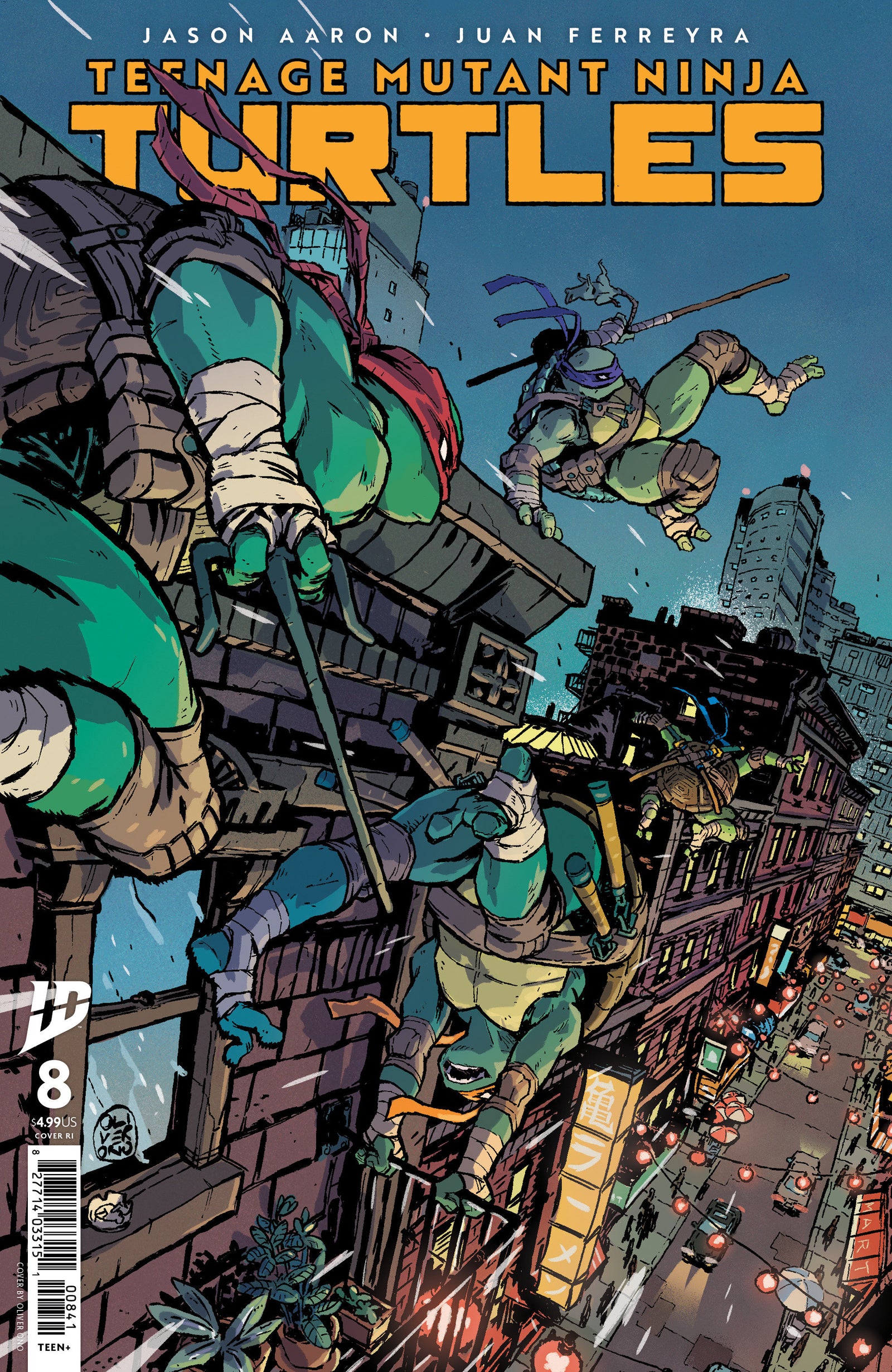 Teenage Mutant Ninja Turtles #8 1:10 Variant