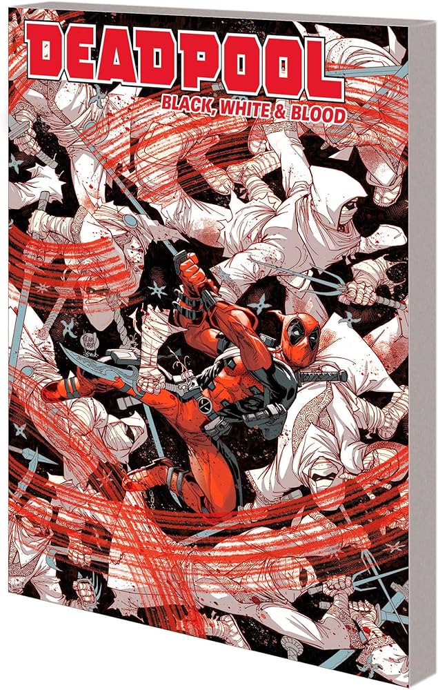 DEADPOOL BLACK WHITE BLOOD TREASURY EDITION TP