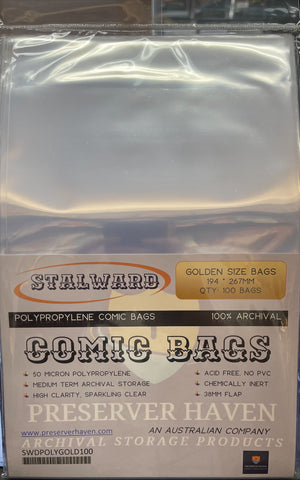 ULTRA PRO GOLDEN AGE RESEALABLE COMIC BAGS