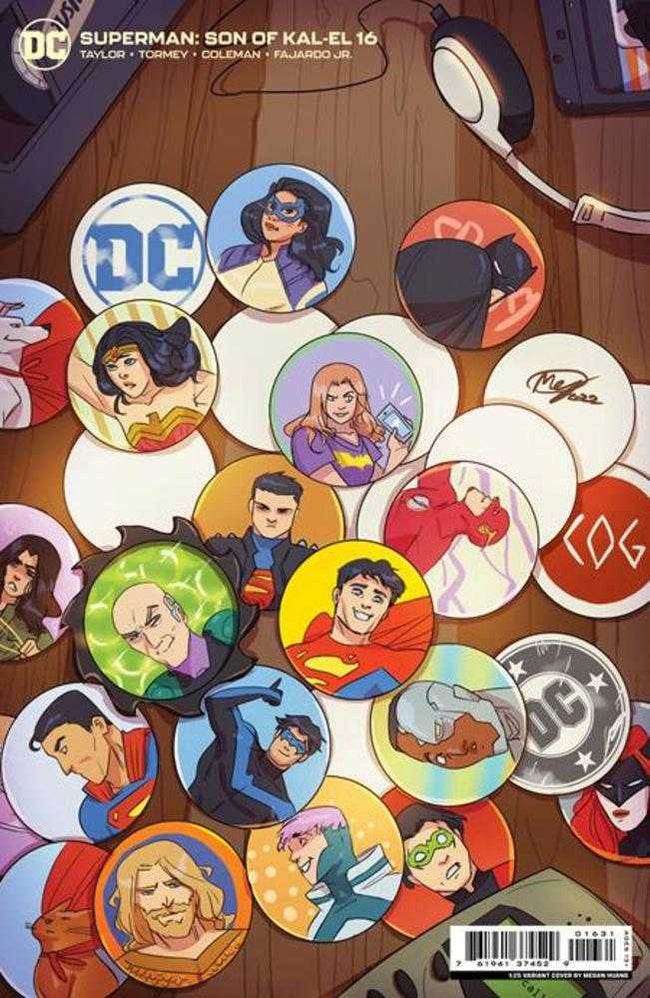 Superman: Son Of Kal-El #16 Cover C 1 in 25 Megan Huang 90s Bedroom Card Stock Variant (Kal-El Returns)