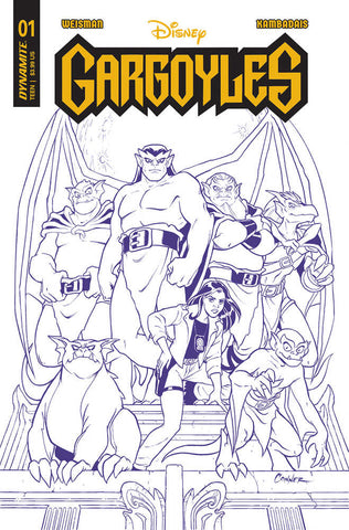 Gargoyles #2 Cover I 15 Copy Variant Edition Nakayama Black & White