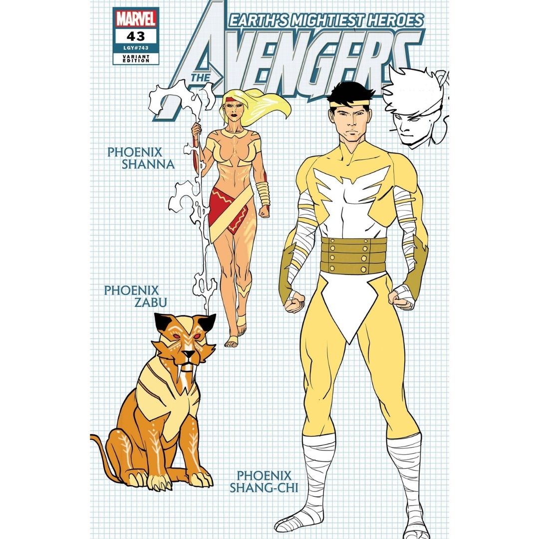 AVENGERS #43 GARRON DESIGN VAR 1:10