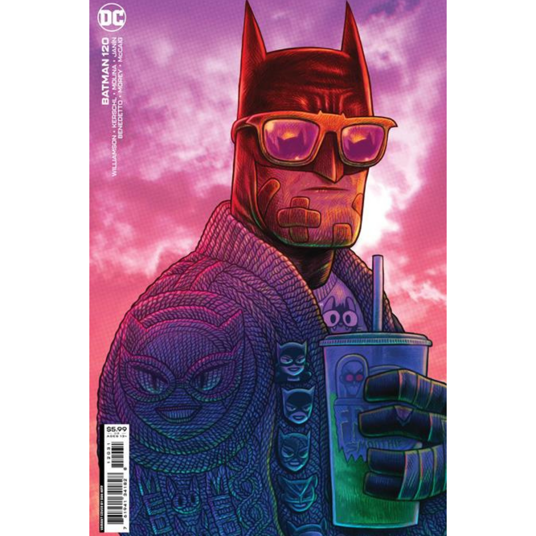 BATMAN #120 CVR C INC 1:25 DAN HIPP CARD STOCK VAR