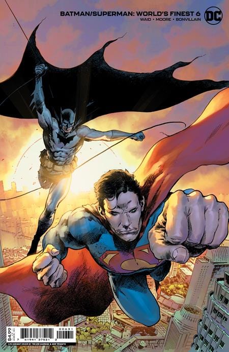 BATMAN SUPERMAN WORLDS FINEST #6 CVR D 1:25 TREVOR HAIRSINE CARD STOCK VAR