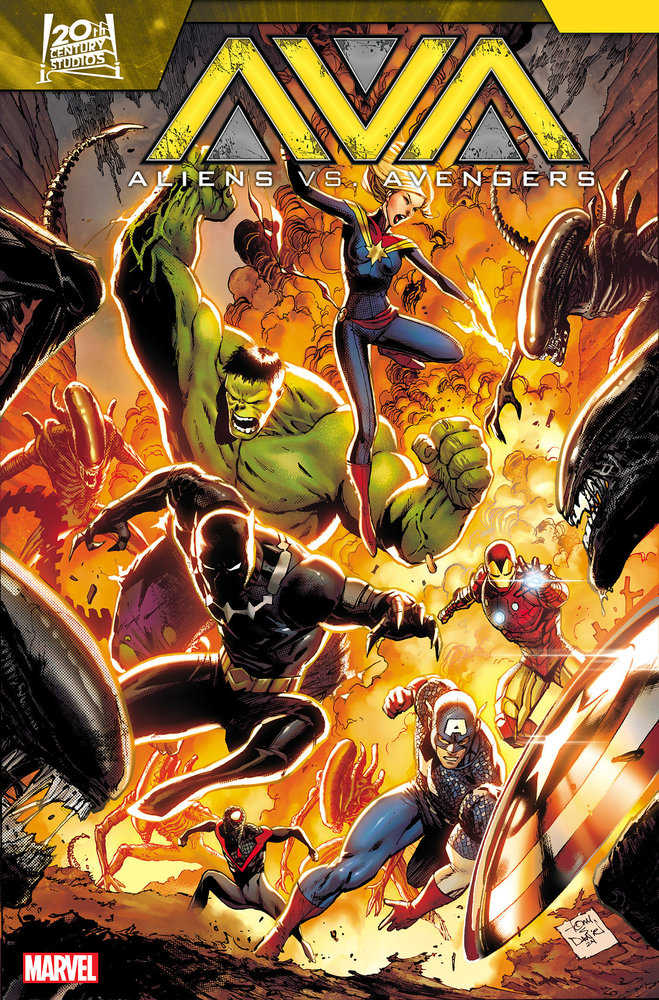 Aliens vs. Avengers #1 Tony Daniel 1:25  Variant