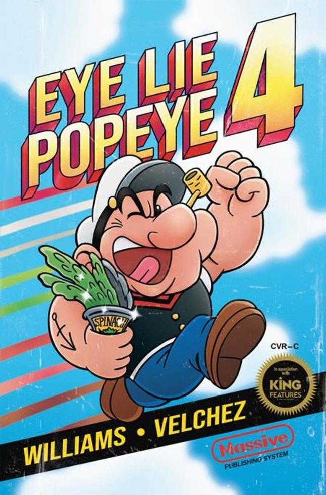 Eye Lie Popeye #4 Cover C Richardson Video Game Homage Variant