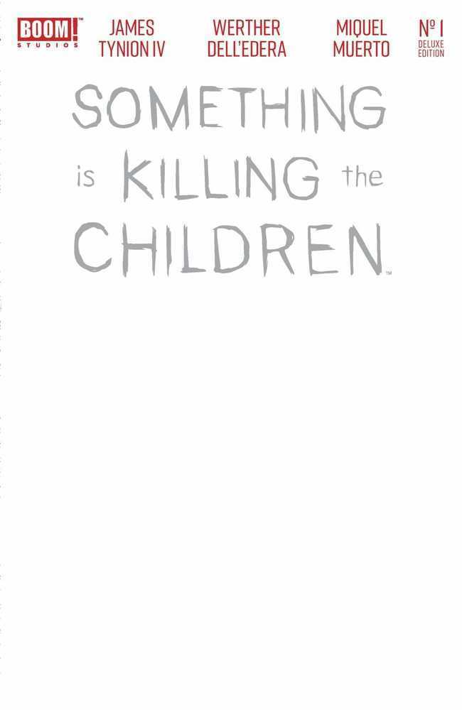 Something Is Killing The Children Deluxe #1 Cover F Foil Sketch