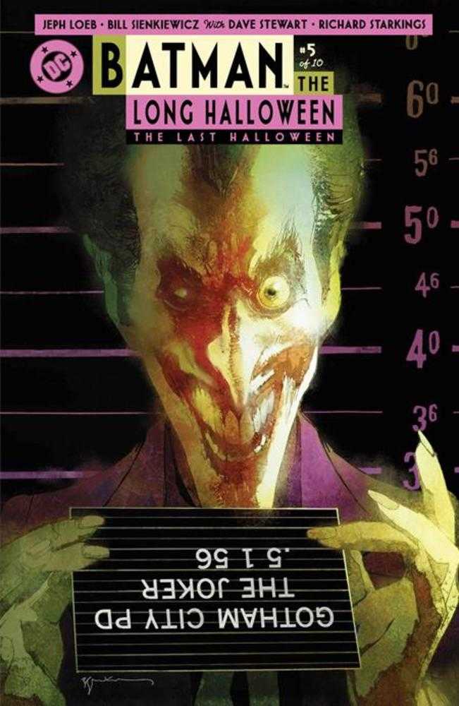 Batman The Long Halloween The Last Halloween #5 (Of 10) Cover B Bill Sienkiewicz Card Stock Variant