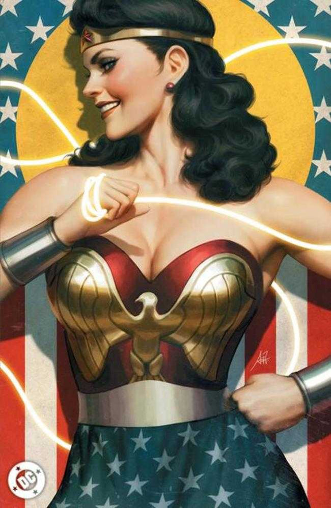 New History Of The DC Universe #1 (Of 4) Cover F Stanley Artgerm Lau Foil Variant