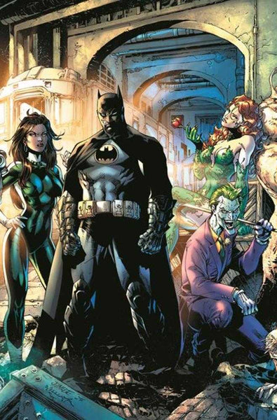 Batman #163 Cover A Jim Lee & Scott Williams Batman Connecting Middle Alternate Color