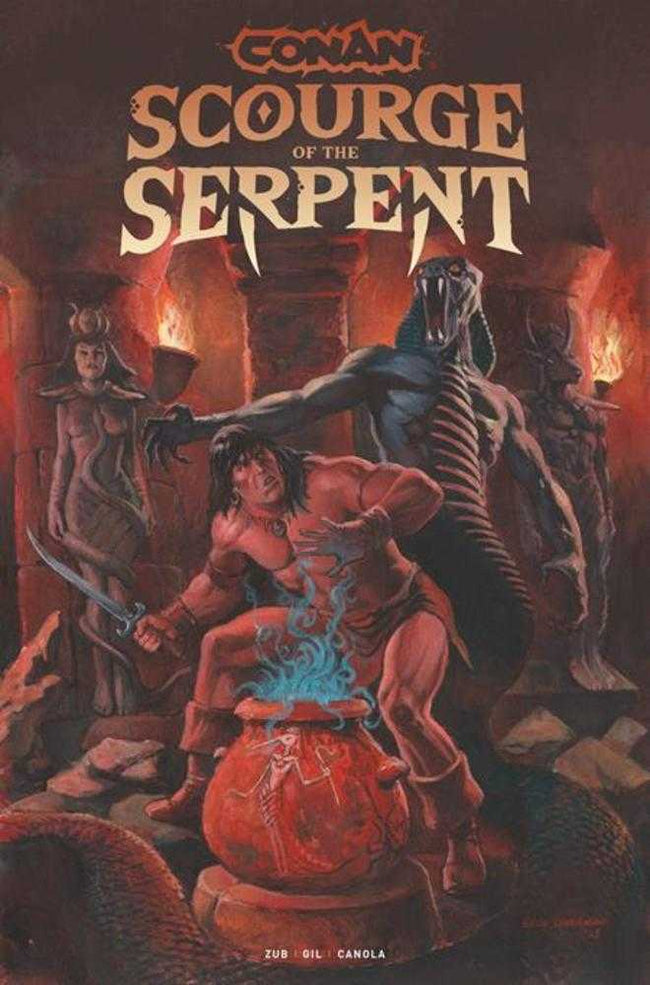 Conan The Barbarian Scourge Of The Serpent #1 (Of 4) Cover C (