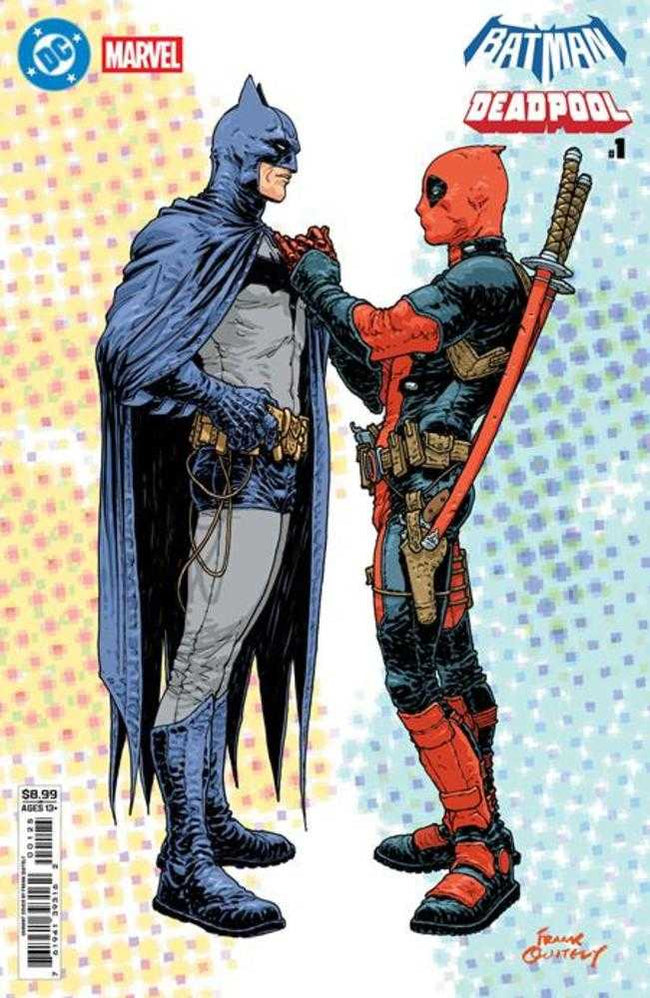 DC Marvel Batman Deadpool #1 (One Shot) Cover N Frank Quitely Batman Deadpool Card Stock Variant
