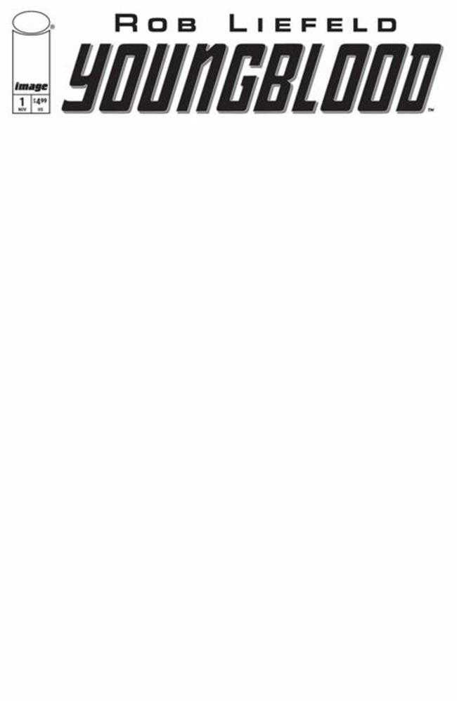 Youngblood #1 (2025) Cover G Blank Sketch Variant