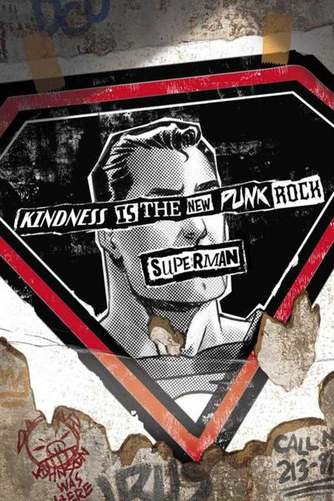 Superman #34 Cover F Dave Johnson Punk Rock Card Stock Variant (DC K.O.)