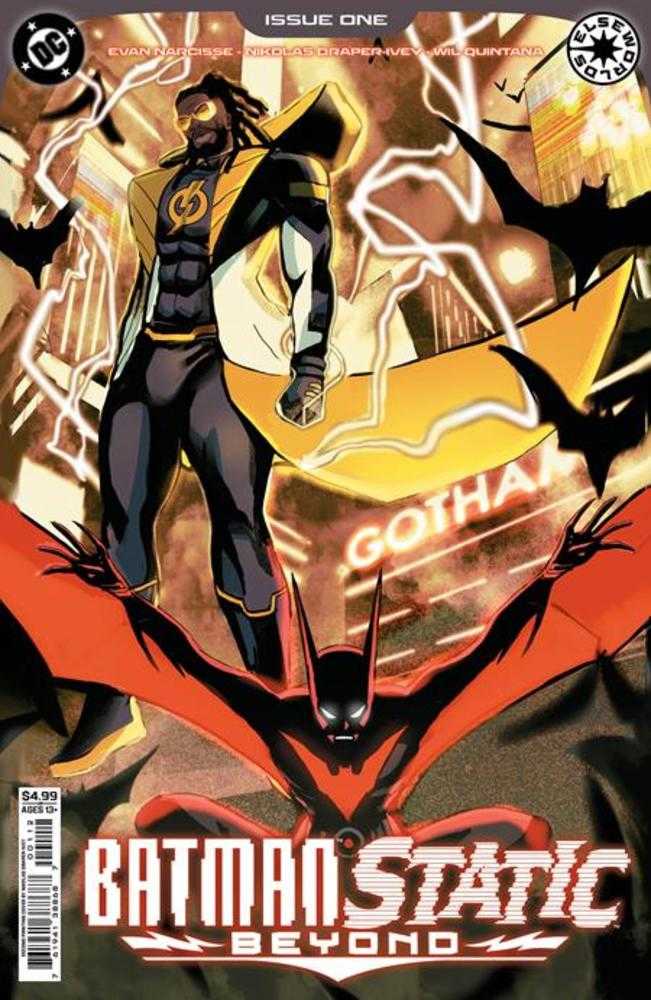 Batman Static Beyond #1 (Of 6) 2nd Print Cover A Nikolas Draper Ivey