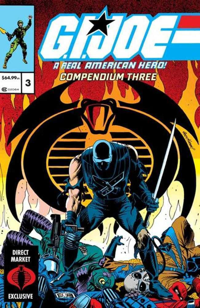 G.I. Joe A Real American Hero Compendium TPB Book 03 Direct Market Exclusive Andy Kubert Cover