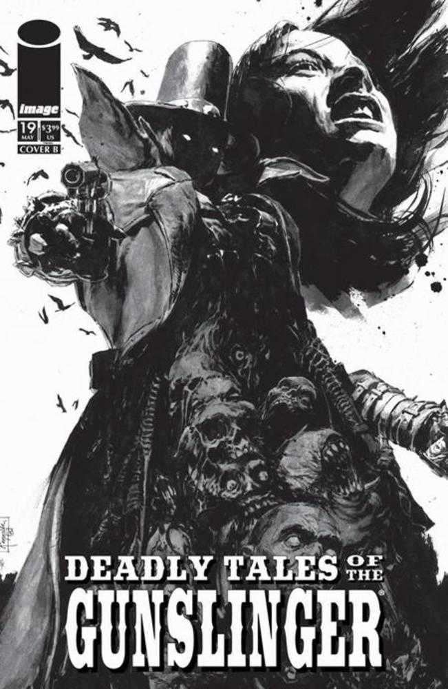 Deadly Tales Of The Gunslinger Spawn #19 Cover B Patric Reynolds Black & White Variant