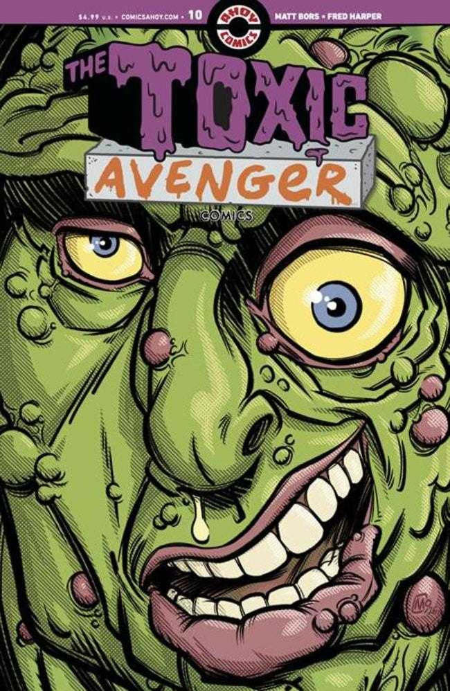 Toxic Avenger Comics #10 Cover B 3 Copy Mauricet Unlock Variant (Mature)