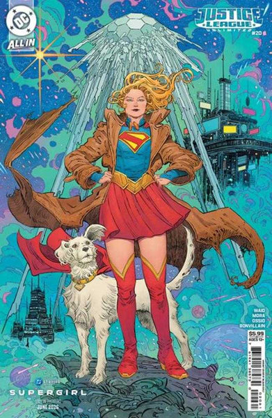 Justice League Unlimited #20 Cover F Bilquis Evely Supergirl Movie Card Stock Variant