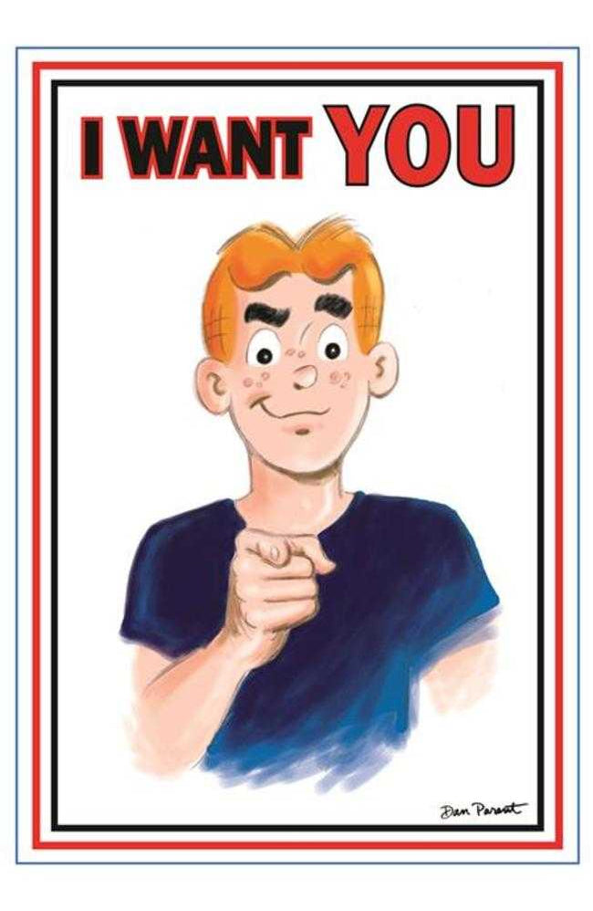 Archie Comics Celebrates Americas 250 Th (One Shot) Cover C Dan Parent Uncle Sam Poster Art Variant