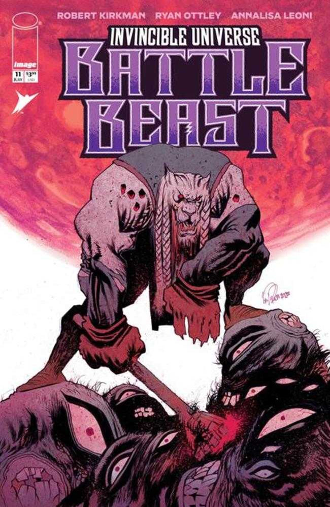 Invincible Universe Battle Beast #11 Cover D 1 in 25 James Harren Variant