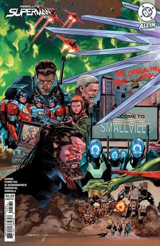 Absolute Superman #25 Cover H Rafa Sandoval Left Connecting Card Stock Variant
