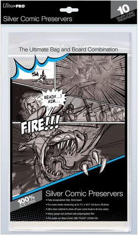 Ultimate Guard Comic Bags Resealable Silver Size (100)