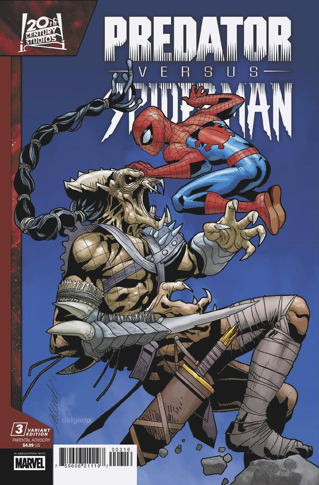 Predator vs. Spider-Man #3 Salvador Larroca 1:25 Variant