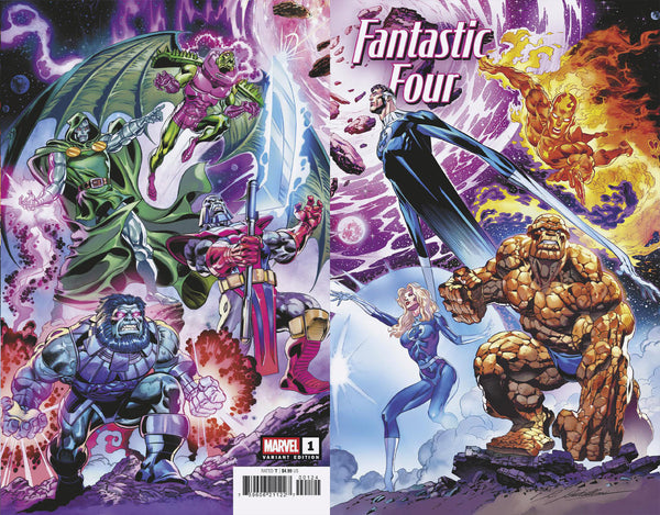 Fantastic Four #1 Claudio Castellini 1:25 Wraparound Variant