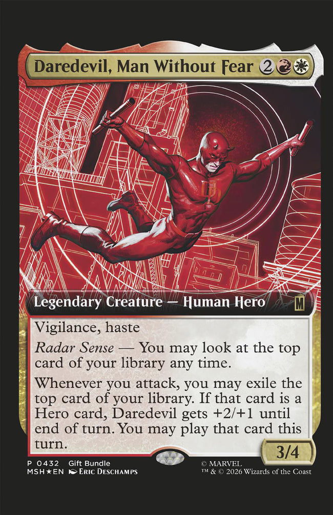 Daredevil #4 Classified Artist Magic: The Gathering Variant