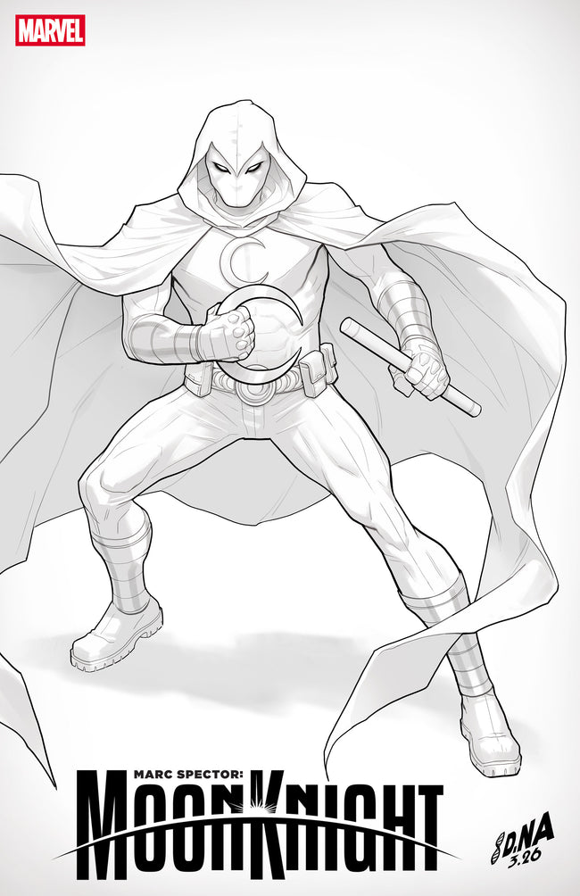 Marc Spector: Moon Knight #3 David Nakayama Color Block White Variant