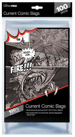 Stalward Standard Comic Book Bags – Silver