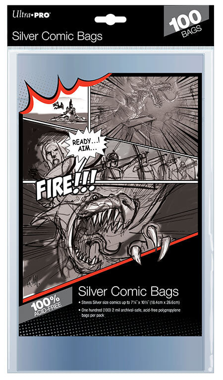 ULTRA PRO SILVER COMIC BAGS