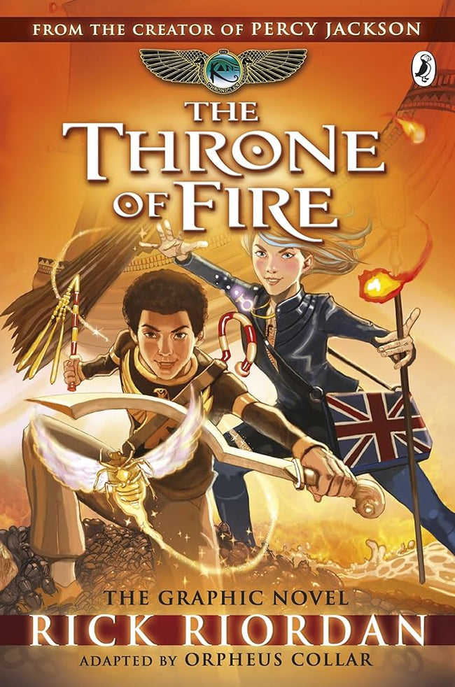 KANE CHRONICLES GN BOOK 02 THRONE OF FIRE