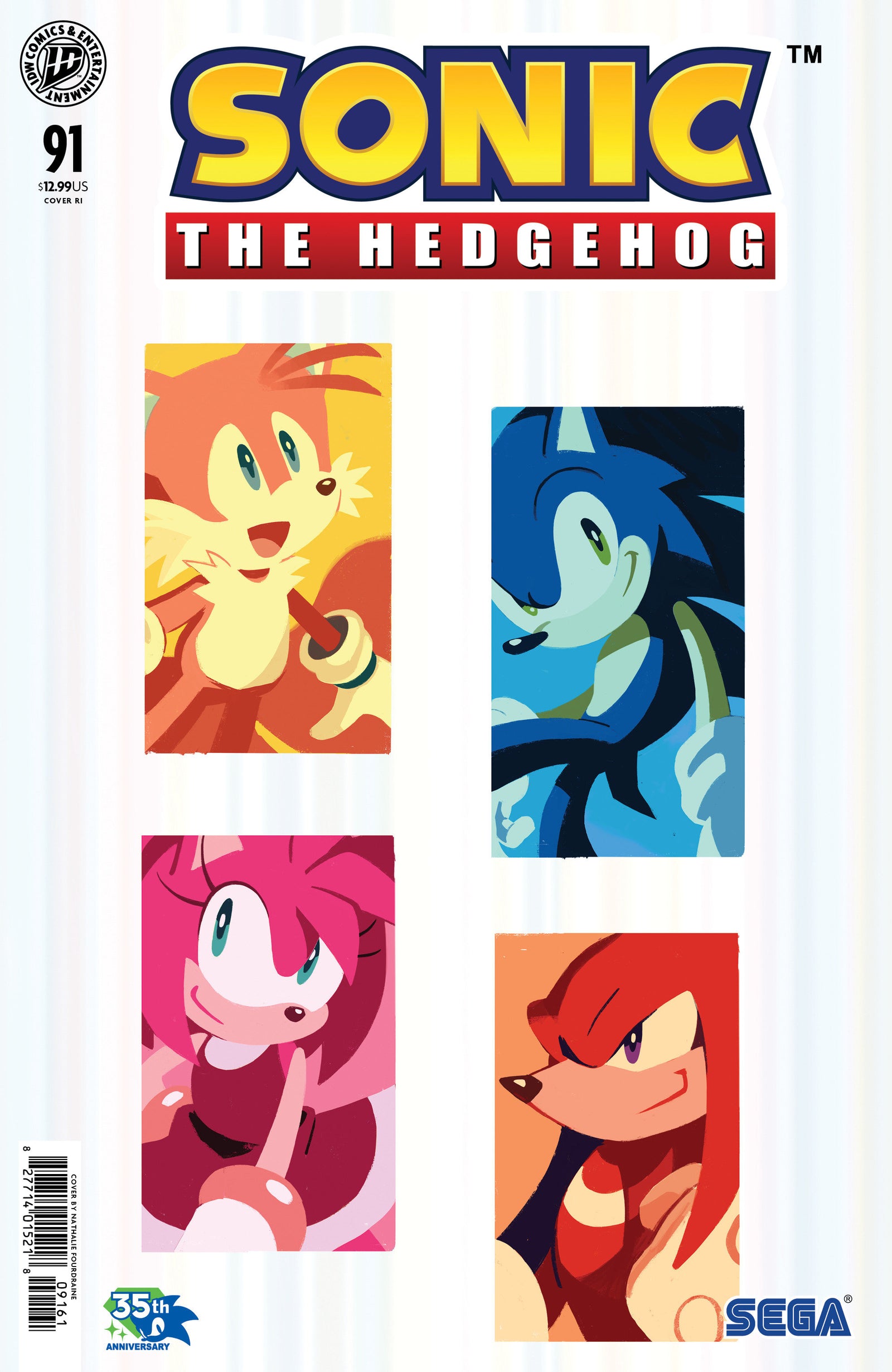 Sonic The Hedgehog #91 Variant 1:10 Foil (Fourdraine)