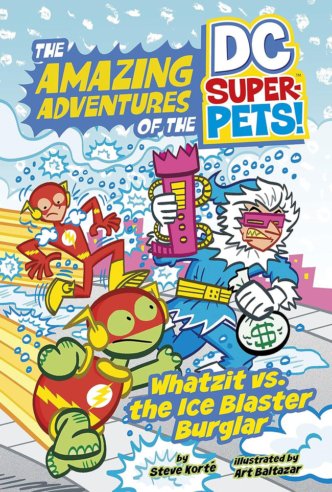 DC SUPER PETS WHATZIT VS ICE BLASTER BURGLAR