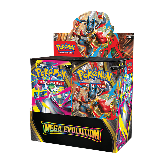 Pokémon TCG: Mega Evolution Booster Display