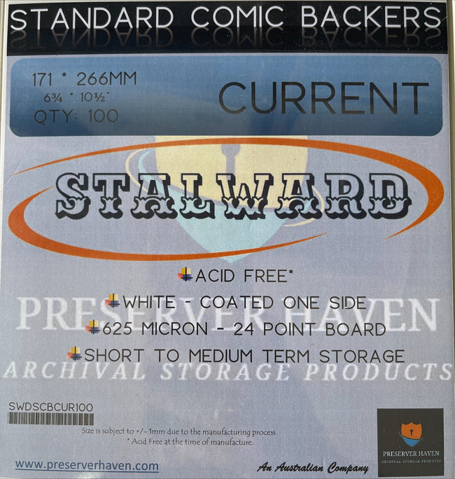 STALWARD CURRENT COMIC BOARDS