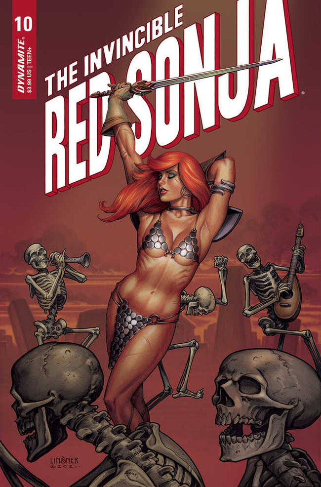 Invincible Red Sonja #10 Cover B Linsner