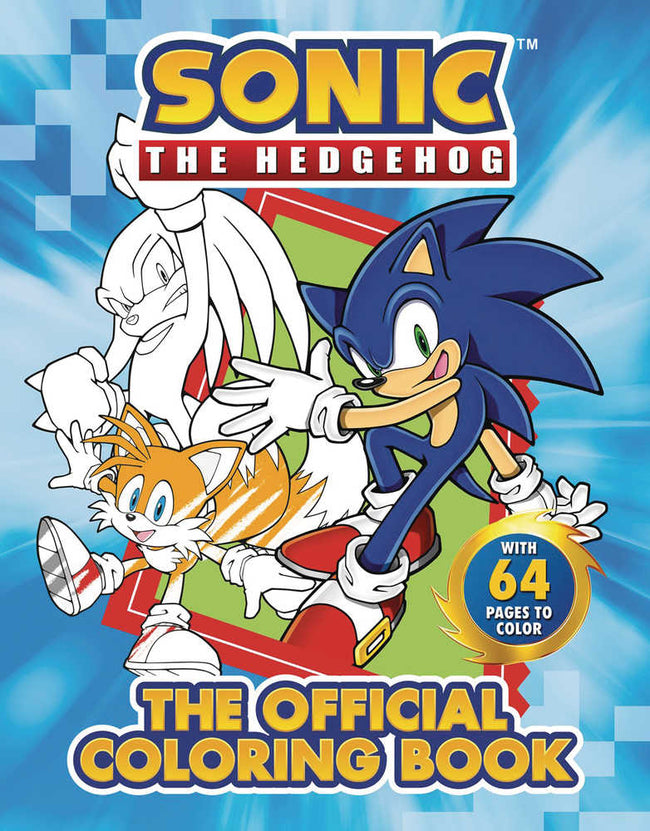 Sonic The Hedgehog Official Coloring Book