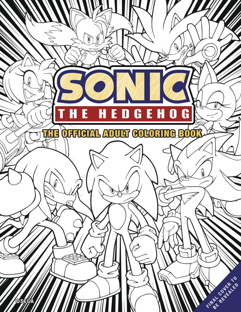 Sonic The Hedgehog Official Coloring Book