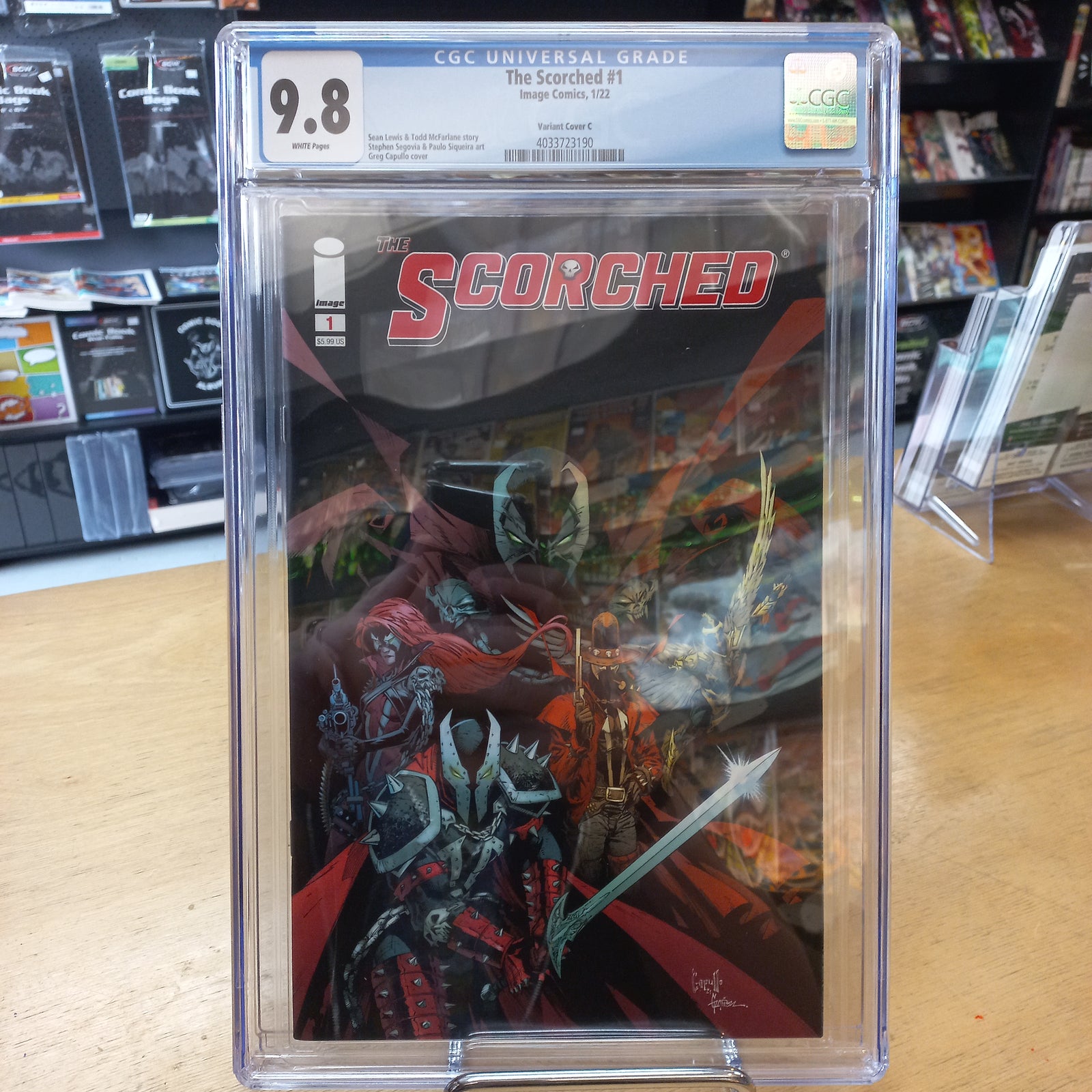THE SCORCHED #1 CGC GRADED (9.8)