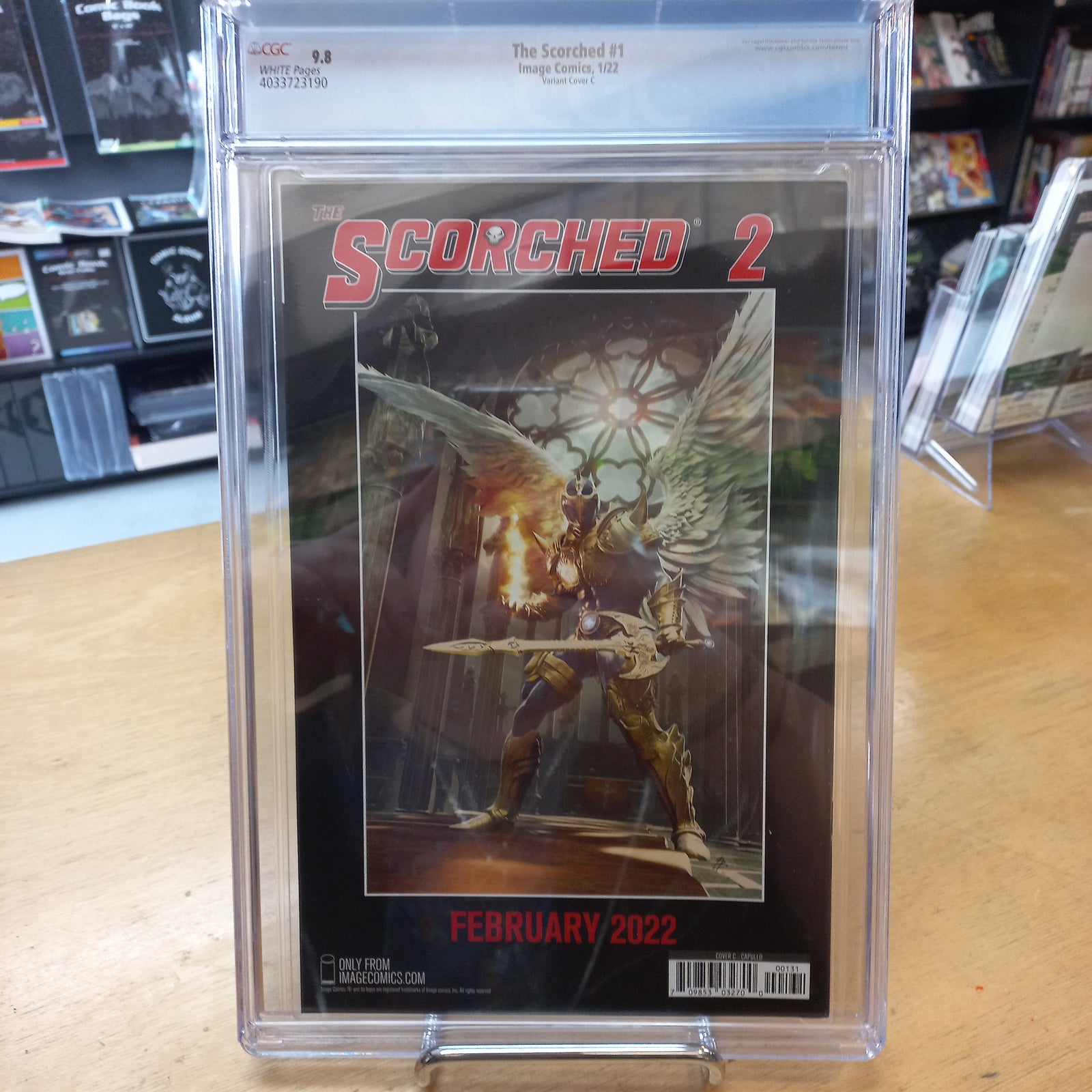 THE SCORCHED #1 CGC GRADED (9.8)
