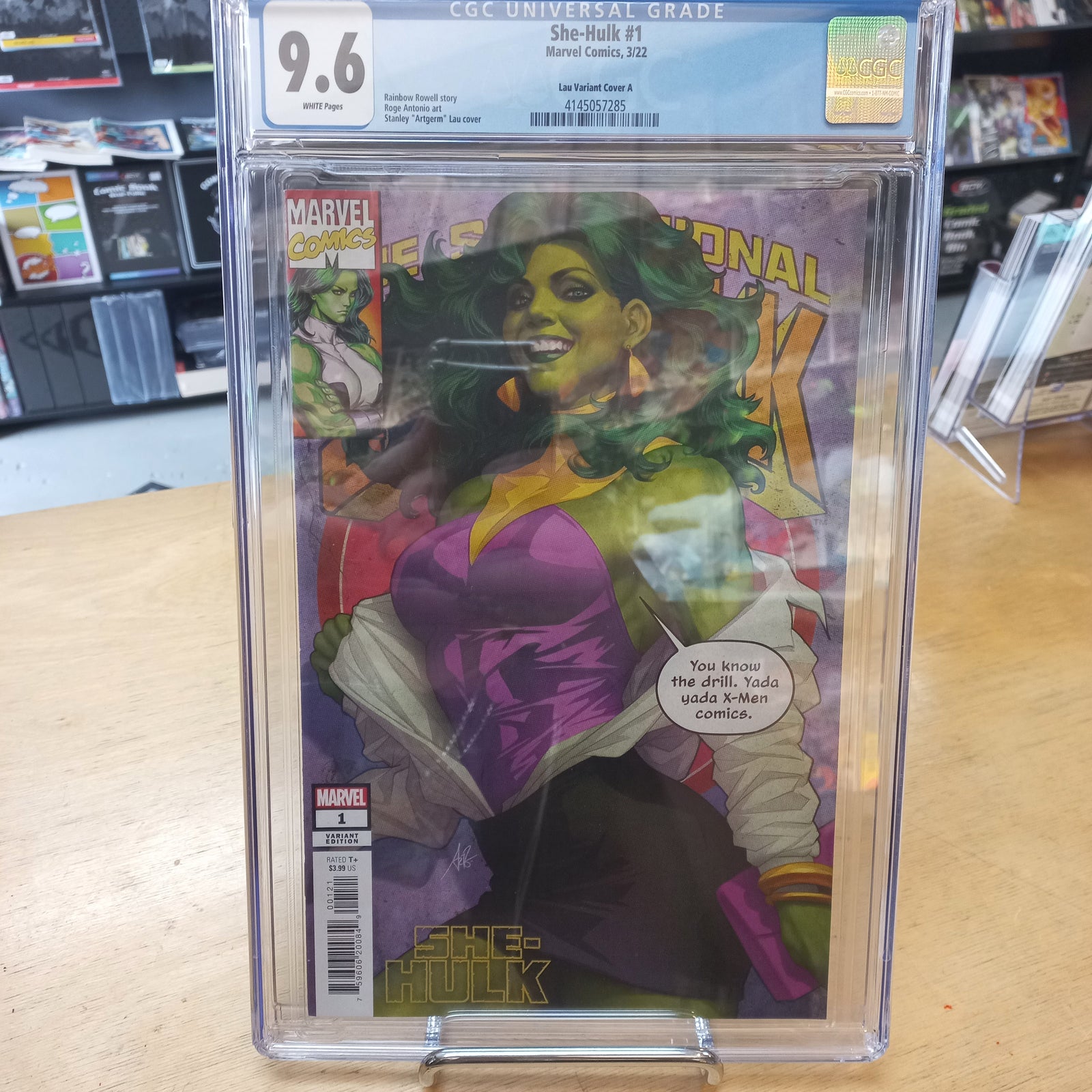 SHE-HULK #1 CGC GRADED (9.6)