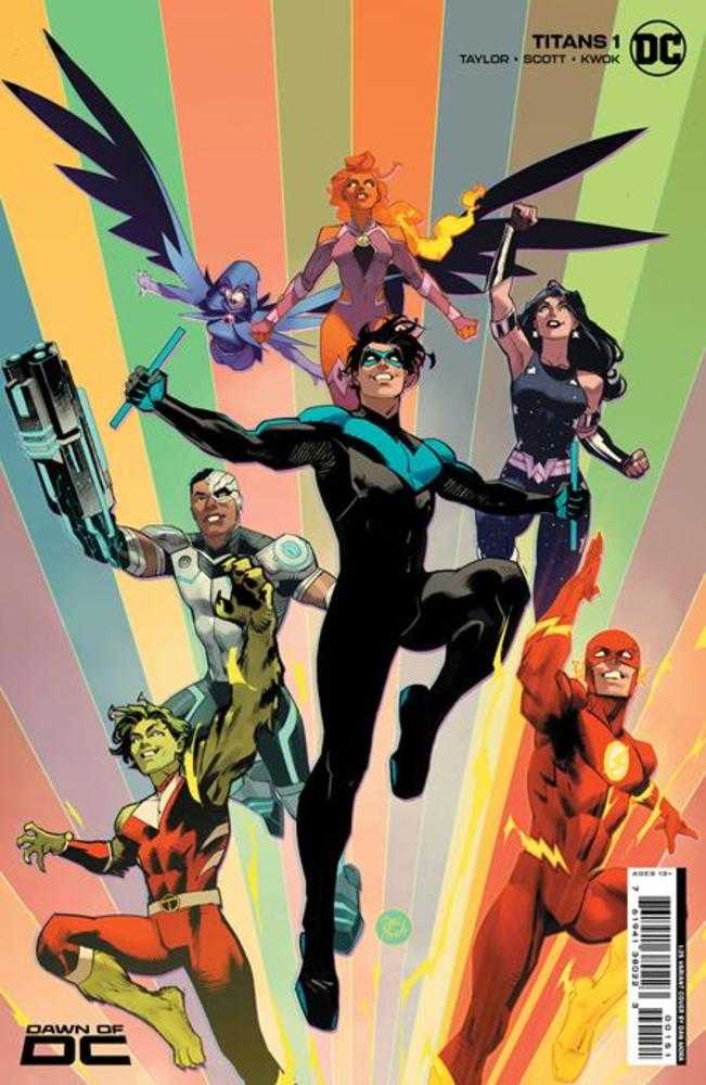 Titans #1 Cover E 1 in 25 Dan Mora Card Stock Variant