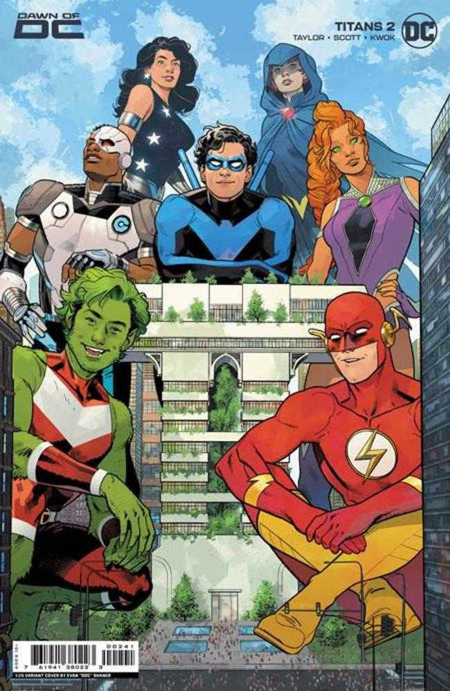 Titans #2 Cover F 1:25 Even Doc Shaner Card Stock Variant