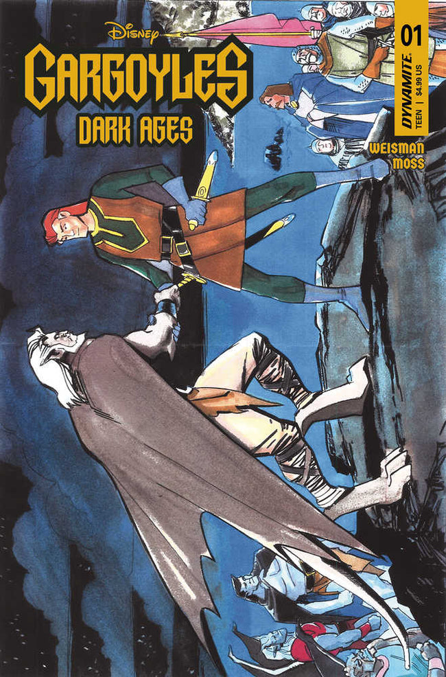 Gargoyles Dark Ages #1 Cover K 15 Copy TV Pitch Art